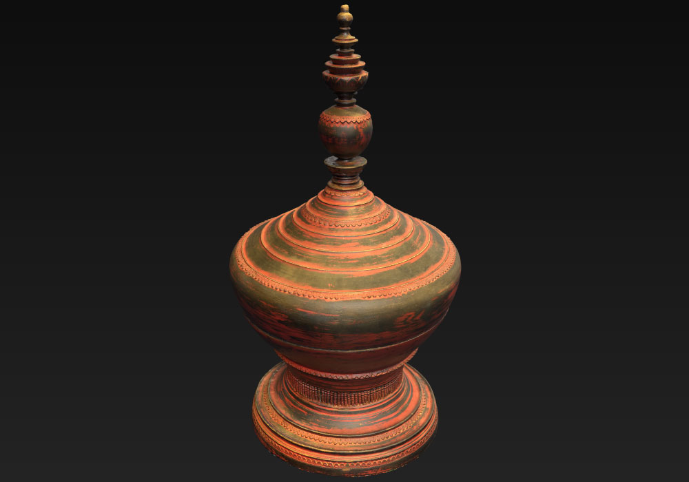 Fully processed 3D model