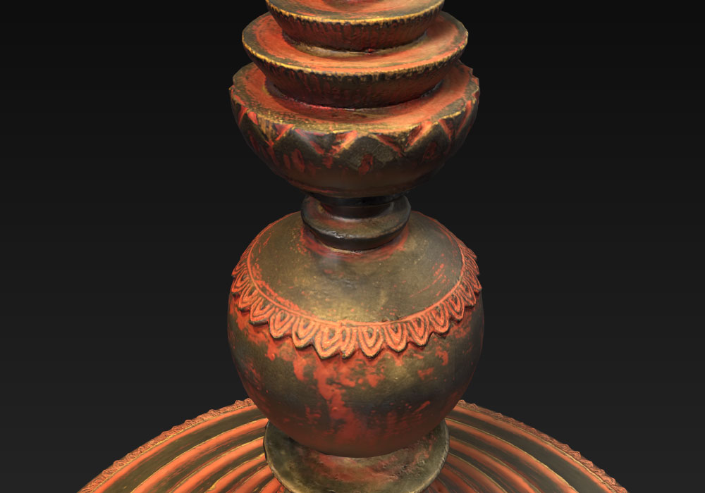 Fully processed 3D model